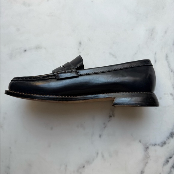 Freda Salvador Navy Patent Leather Elba Loafers - Picture 6 of 8